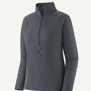 Patagonia Capilene Midweight Zip-Neck Pullover Smolder Blue